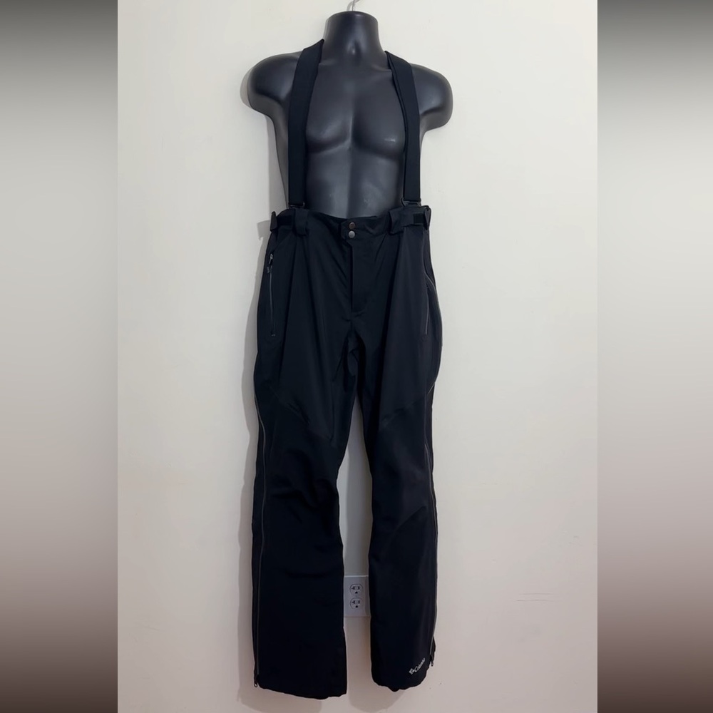 Columbia Omni-Heat Snow Pants with Suspenders Sz XL Ski Snowboard Winter unisex